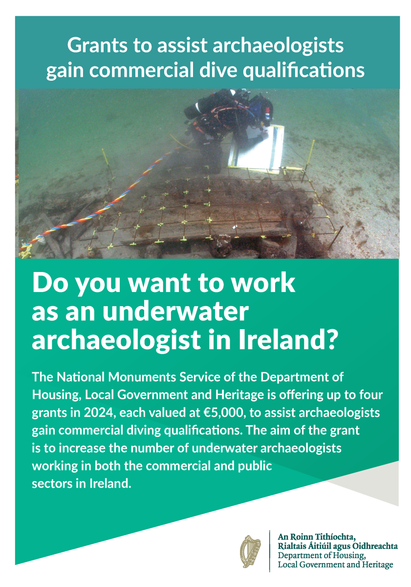 Grants to assist archaeologists gain commercial dive qualifications